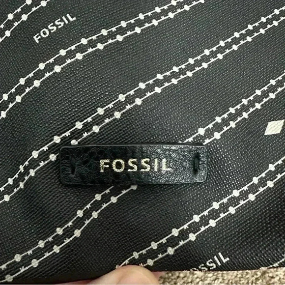 Fossil Parker Convertible Backpack.‎ Black. Faux leather. main image 10